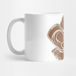 Bronze Boxing Gloves Illustration No. 783 Mug